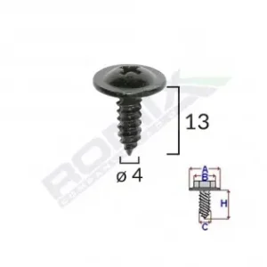 Surub Cu Cap Incrucisat Diametru 4Mm Set 10 Buc Chilipir