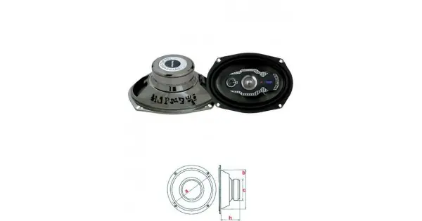 Super ofertă Set Difuzoare Auto 6x9 Inch Peiying