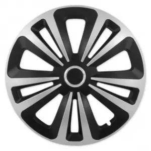 Super ofertă Set 4 Capace Roti Model Terra Ii, 15 Inch, Cu Inel Cromat