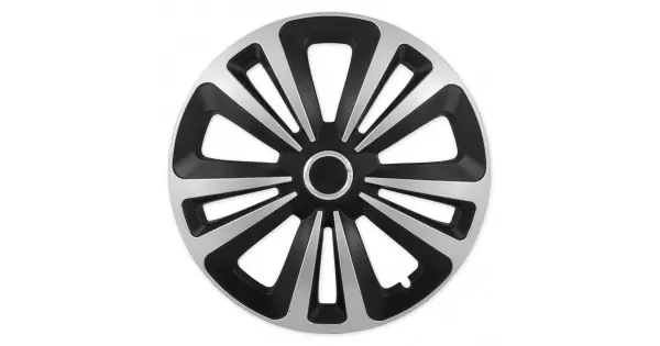 Super ofertă Set 4 Capace Roti Model Terra Ii, 15 Inch, Cu Inel Cromat