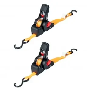 Set 2 X Chingi De Asigurare Marfa Cu Retractare Automata, 200Kg, Dimensiune 18Mm X 2M, Model S-Type, Avx-Am03323 Cumpărături sigure