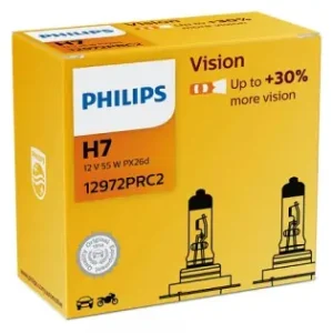 Livrare expres Set 2 Becuri Auto H7 Vision Philips