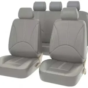 Super ofertă Set 11 Huse Scaun Auto Universale Din Piele Ecologica Gri, Avx-Ag338G