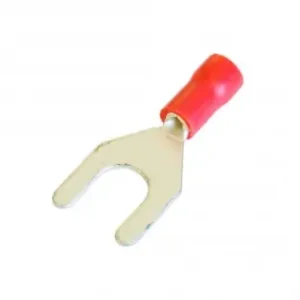 Set 100 Papuci Electrici Terminali Tip Furca Izolati 6.4Mm Ofertă limitată