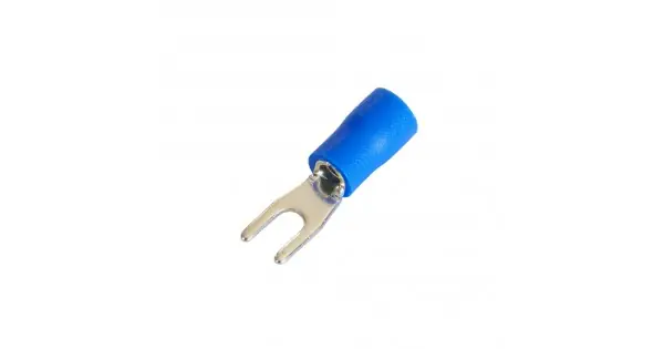 Retur gratuit Set 100 Papuci Electrici Terminali Tip Furca Izolati 3.2Mm