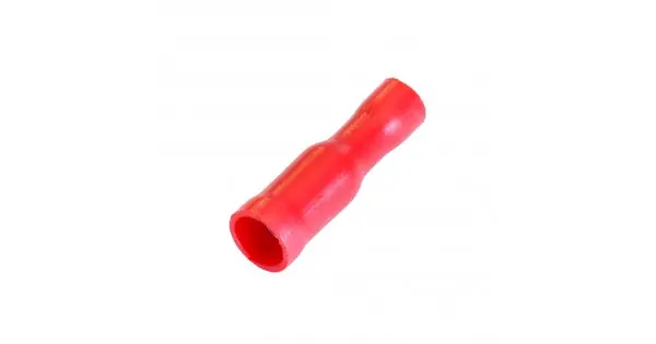 Cumpărături sigure Set 100 Papuci Electrici Terminali Izolati Total Rosii Cilindric 6.3X0.8Mm