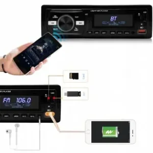 Super ofertă Player Auto Dimensiune 1Din, 4 X 50W, Model Aw1003, Cu Bluetooth, Radio, Mp3, Aux, Card, Telecomanda