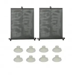 Jaluzele Auto Retractabile Negre Set 2 Buc X 55Cm Latime Transport gratuit