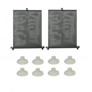 Ultima șansă Jaluzele Auto Retractabile Negre Set 2 Buc X 45Cm Latime