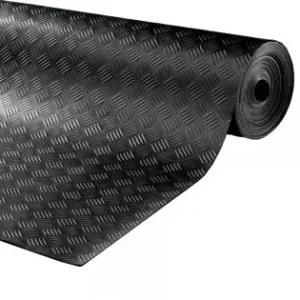 Covor Antiderapant Din Cauciuc, Linoleum Din Cauciuc Pentru Protectie Podea Auto - Model Diamond Cel mai vândut