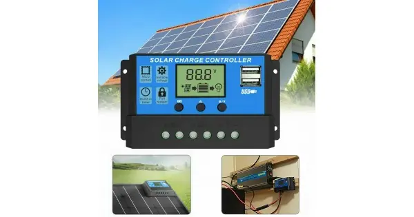 Controler/Regulator De Incarcare Panou Solar, 12 - 24V, 30A, Mini Dual Usb Discount