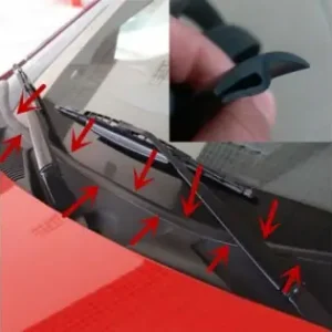 Cheder Auto Pentru Parbriz Din Cauciuc, Culoare Neagra, Lungime 2M Vezi acum