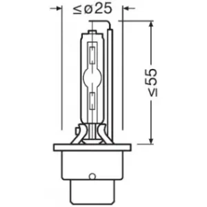 Bec Xenon 85V D2S Xenarc Night Breaker Laser Nextgen Osram Preferatul clienților