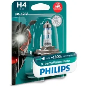 Bec Moto H4 X-Treme VIsion 12V 60/55W (Blister) Philips Cumpărături sigure