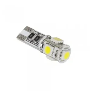 Bec Led 5x Smd5050 Alb Auto Canbus T10 Livrare rapidă