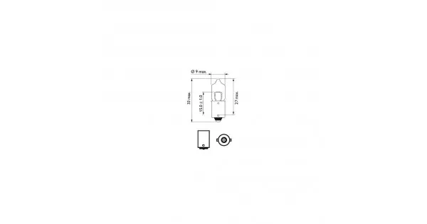 Preferatul clienților Bec Auxiliar H10W 12V 10W Ba9S Set 10 Buc