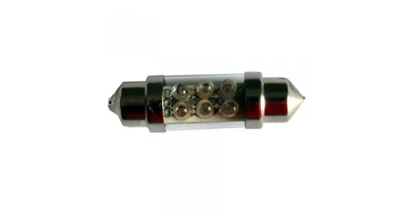 Livrare rapidă Bec Auto 12v T10*36-6led Sv 8.5 Verde