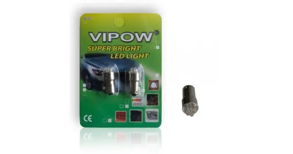 Retur ușor Bec Auto 12v Ba9s-4led Alb Blister 2buc