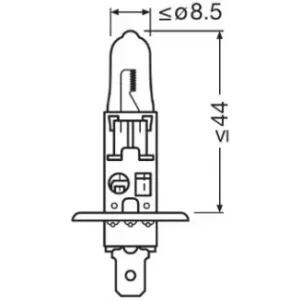 Ultima șansă Bec 12V H1 55 W Ultra Life Blister 1 Buc Osram