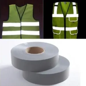 Banda Reflectorizanta Textila Pentru Imbracaminte De Protectie, Dimensiune 100M X 5Cm, Culoare Gri Bestseller