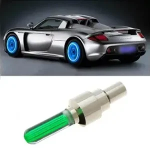 Set 2 Capace Valva Cu Led Verde, Cu Senzor De Lumina Si Miscare Reducere
