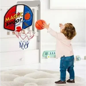 Vezi acum Set Mini Pentru Copii, Cos De Basket + Minge + Pompa, Pentru Activitati In Aer Liber Sau Interior