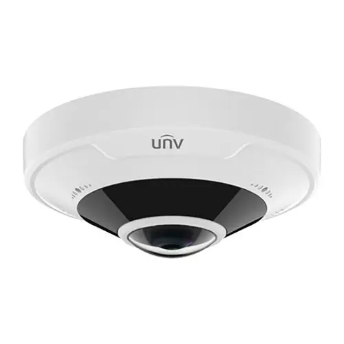 Camera IP, 5 MP, FISHEYE, lentila 1.4mm, 2xMicrofon, IR 10m, ONVIF, IK10, IP66 - UNV IPC815SB-ADF14K-I0 Preț promoțional