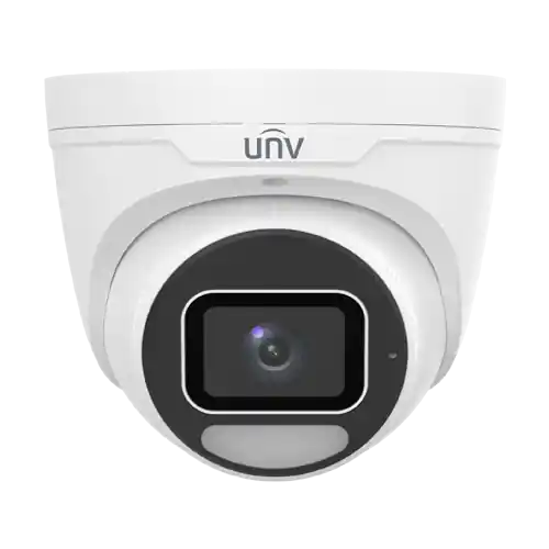 Camera IP Wise-ISP ColorHunter, 8MP, lentila 2.8mm, WL 30m, Alarma, Mic, PoE, Color 24/7, IK10 - UNV IPC3638SE-ADF28K-WP-I1 Preț redus