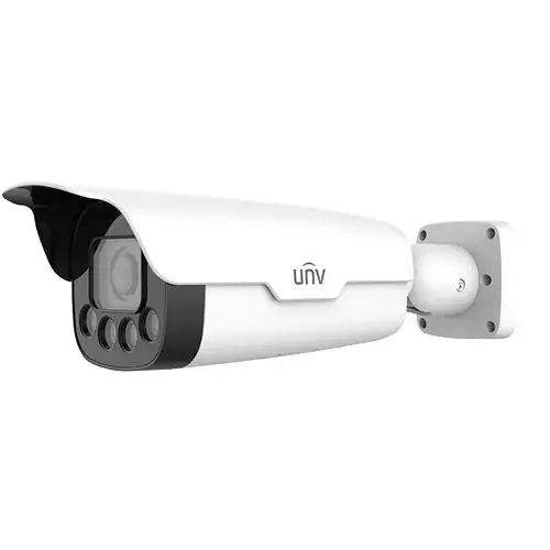 Camera LPR IP 2 MP, lentila 4.7-47 mm, Lumina alba 50M, PoE, IP67, IK10, Starlight - UNV HC121-TS8C-Z Transport gratuit
