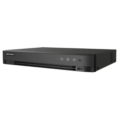 Transport gratuit DVR Turbo AcuSense Hikvision IDS-7204HQHI-M1/XT, Audio,4 canale, 5 MP Lite, functii smart