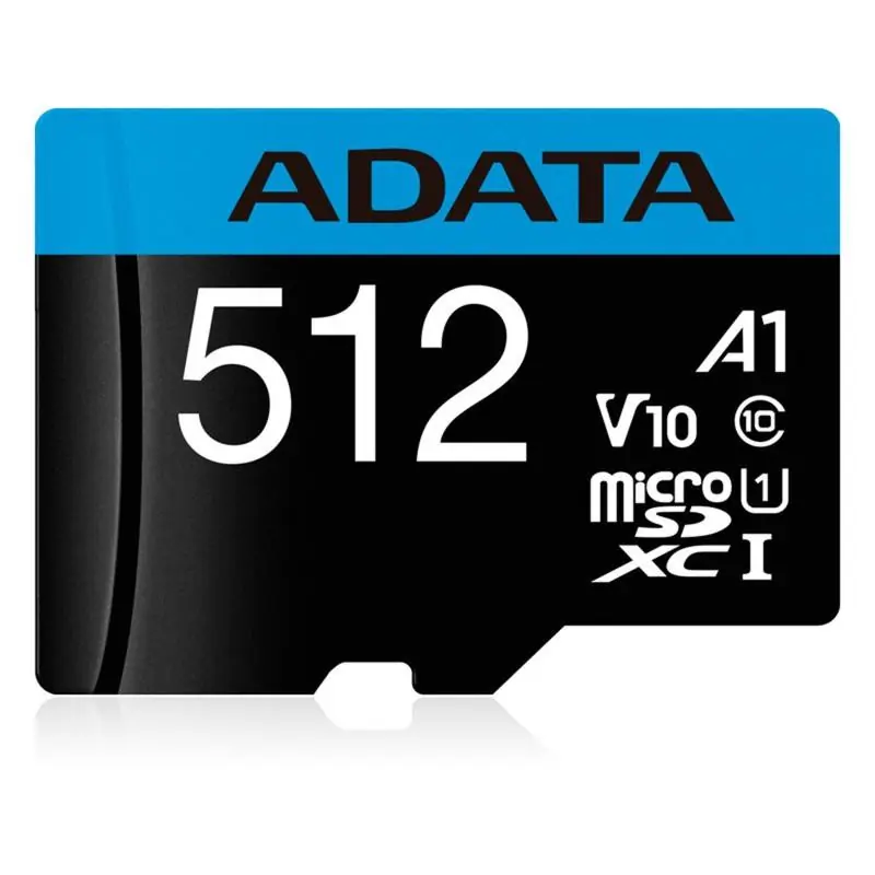 Bestseller Card de memorie 512GB, 100 MB/s, Clasa 10, include adaptor SD - Adata AUSDX512GUICL10A1-RA1