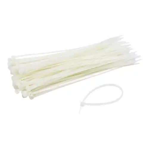 Coliere de plastic 100×2.5 mm, ALB, 100 buc TCP-100-2.5-W Reducere extra