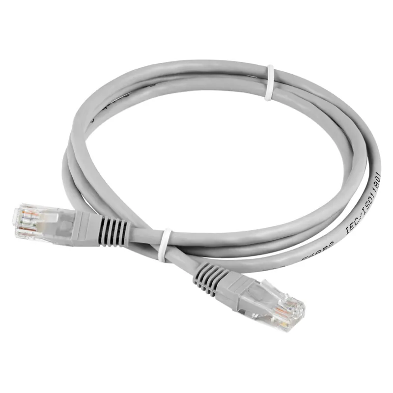 Cel mai vândut Patchcord cablu UTP CAT6 CCA 8×0.5mm, lungime 3 metri, diametru 6mm, culoare gri