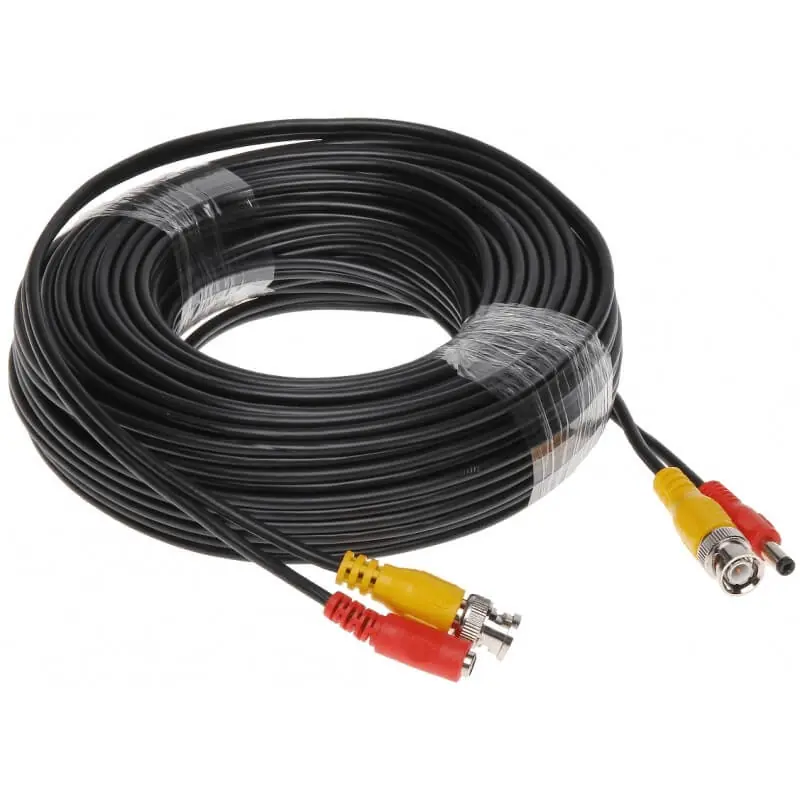 Cablu Sertizat 10m pentru Camere de Supraveghere – BNC + DC, Alimentare + Semnal Video, Conectori Turnati, Cupru 4mm Cumpără acum