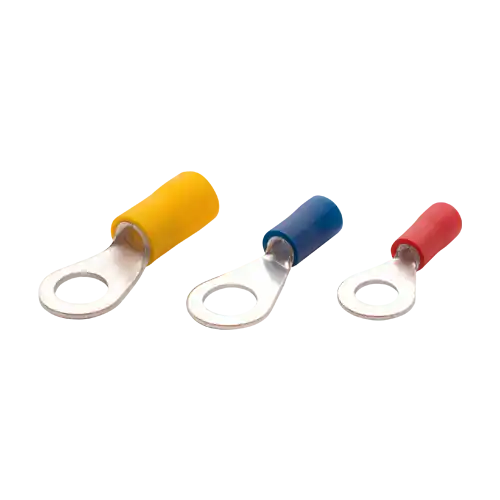 Disponibil imediat Terminale izolate de tip inel, sectiune transversala 0.5-1.5mm, M4, 200buc/set PYK-401