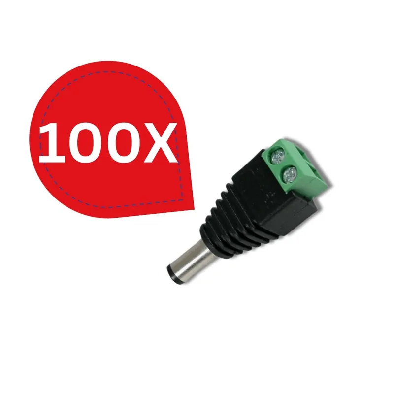 Retur gratuit Pachet 100 Bucăți Mufă tată cu șurub