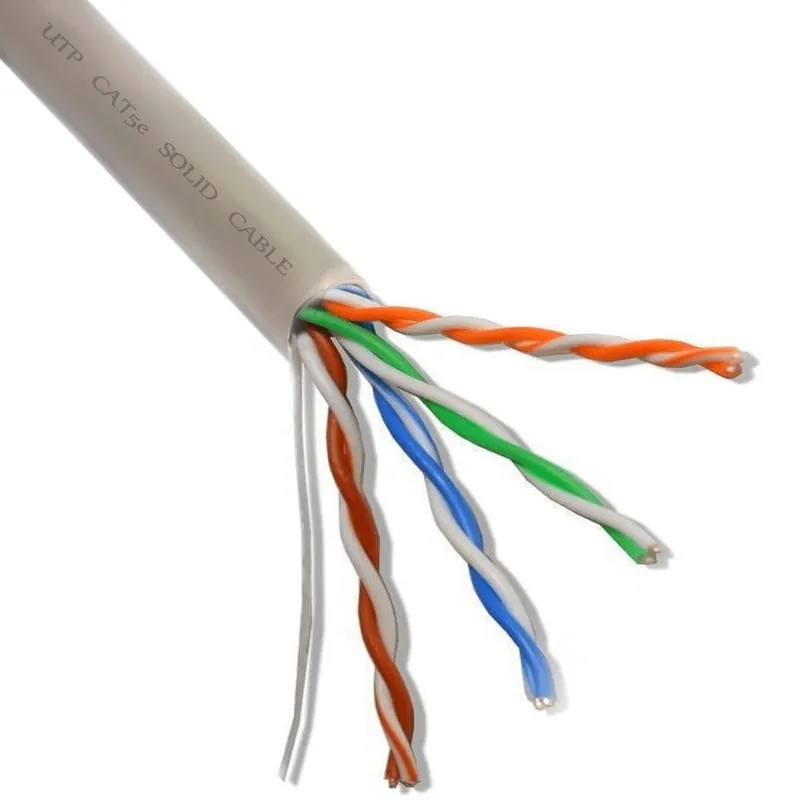 Cablu UTP CAT5E CUPRU 0.45mm 24AWG rola 50 metri ROVISION Reducere extra