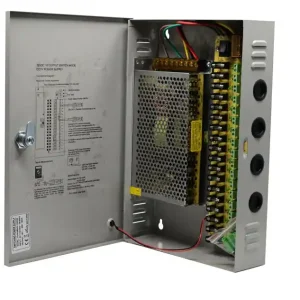 Sursa alimentare YDS 12v 20A in cutie metalica cu18 iesiri partajate si cheie Ofertă exclusivă