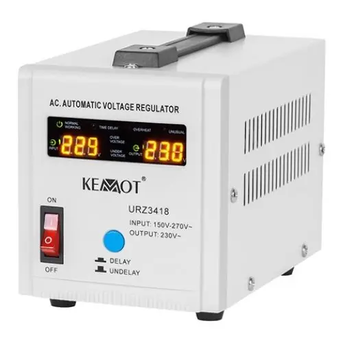 Stabilizator tensiune 500VA Ecran LCD - KEMOT URZ3418 Reduceri