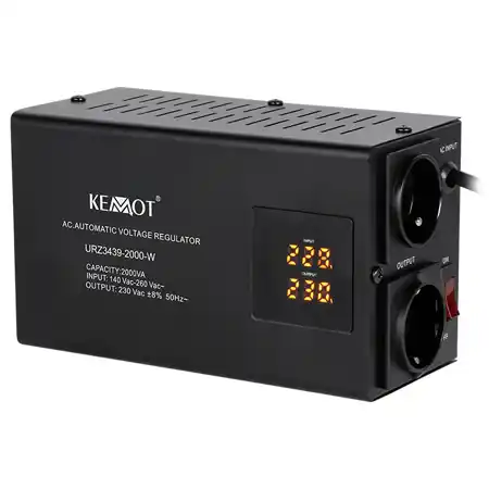 Stabilizator tensiune automat 2000VA, Kemot Plată sigură