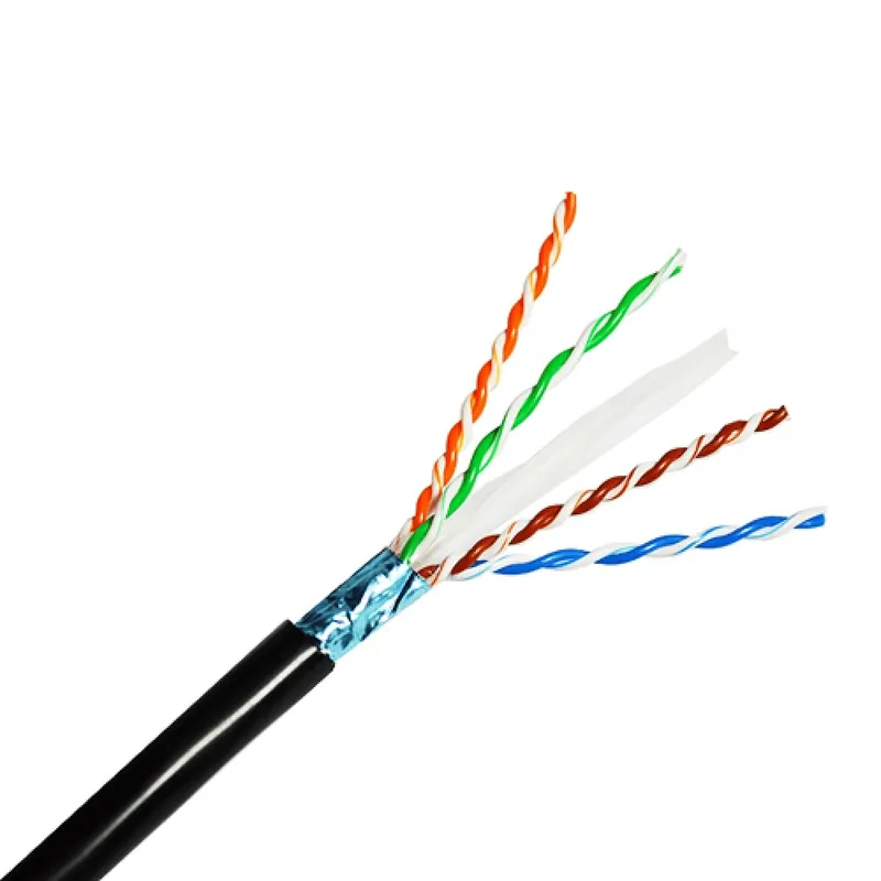 Cablu CAT6 FTP ecranat 0.5mm 24AWG CUPRU SOLID rola 100m Preferatul clienților