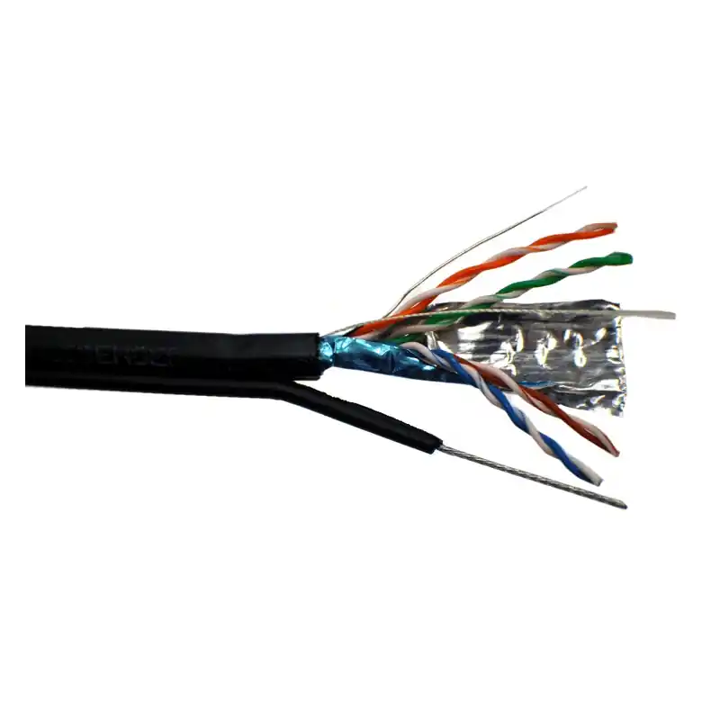 Preț promoțional Cablu CAT5 FTP cu sufa CUPRU SOLID 100m