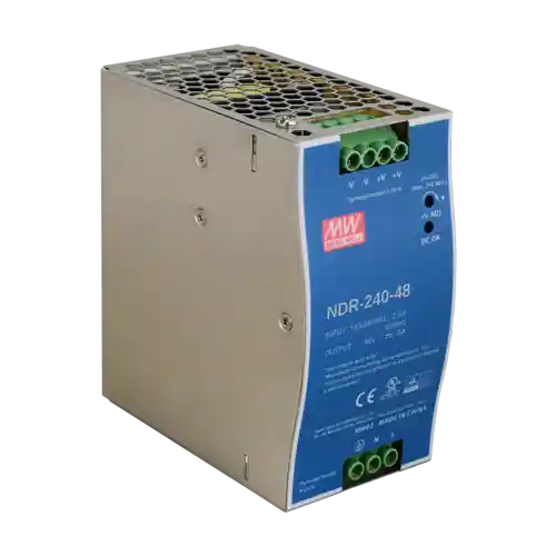 Sursa de alimentare in comutatie, 48V / 5A, sina DIN - MEAN WELL NDR-240-48 Ofertă limitată