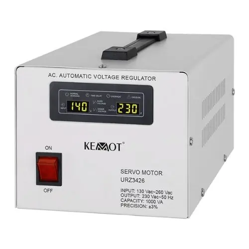 Preferatul clienților Stabilizator tensiune servomotor 1000VA - KEMOT URZ3426