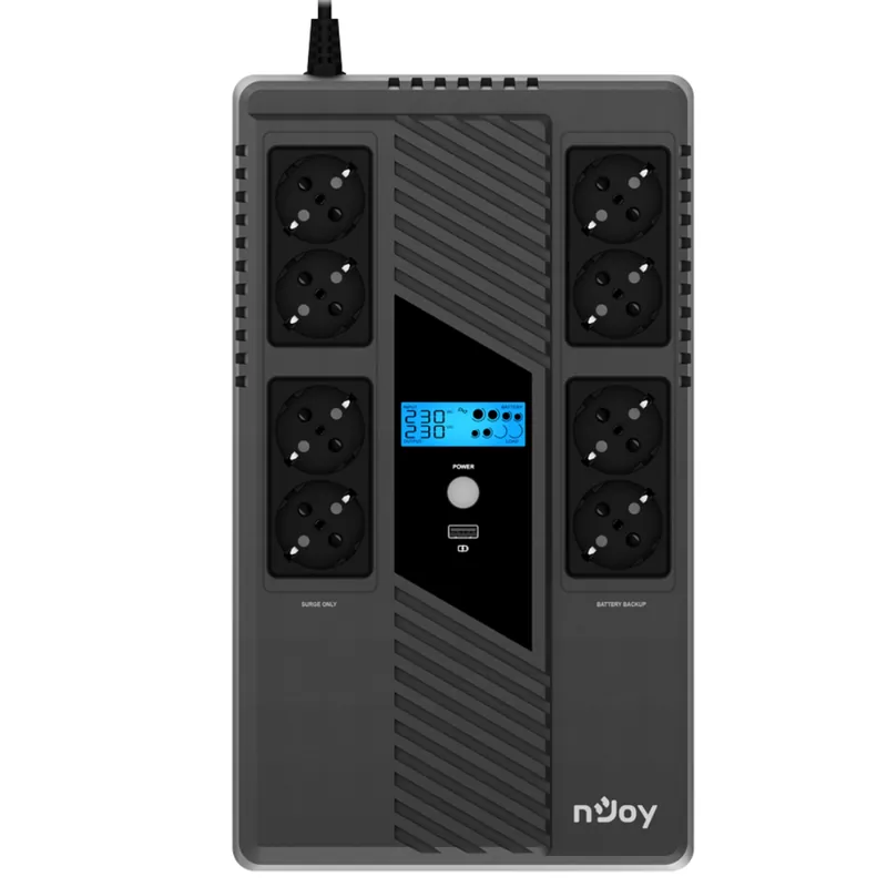 UPS cu 8 prize 800 VA 480 W, cu management nJoy Token UPCSBLS680TTOAZ01B Cumpărături sigure