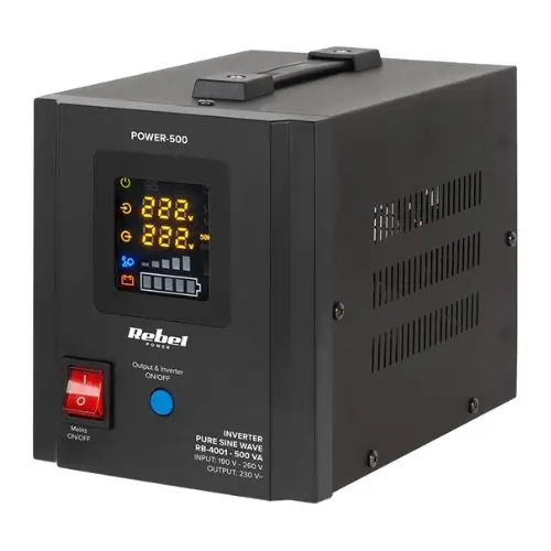 UPS Centrale Termice Sinus Pur 500VA/300W 12V - REBEL RB-4001 Cel mai vândut
