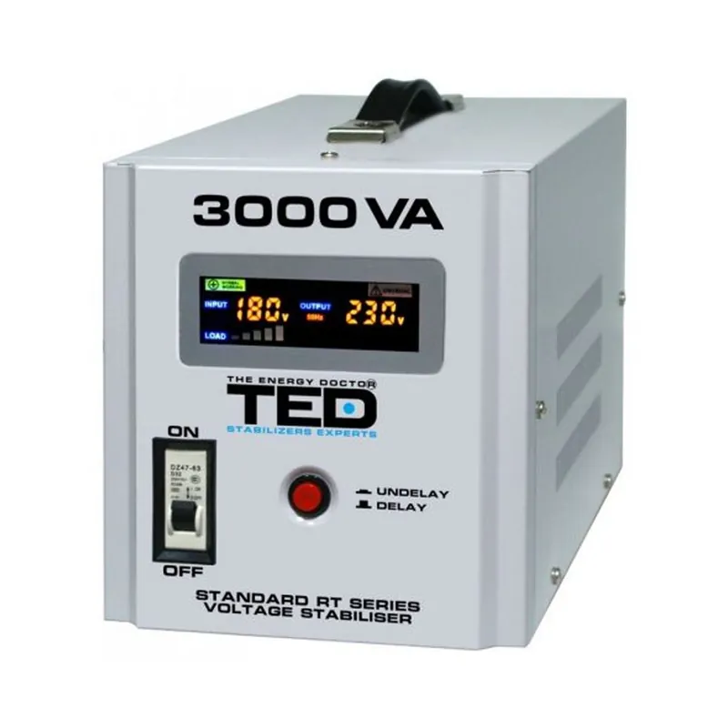 Stabilizator retea maxim 3000VA-AVR RT Series TED000149 Mai ieftin
