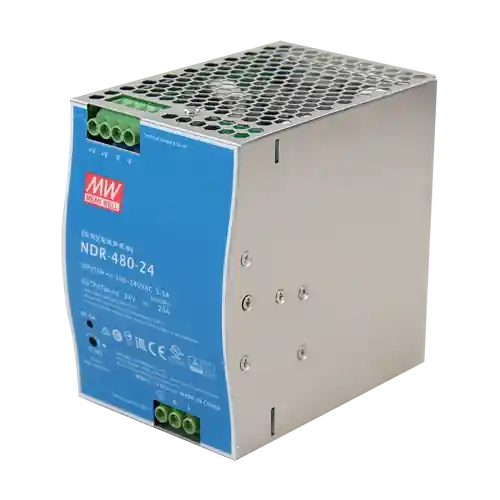 Sursa de alimentare in comutatie, 24V / 20A, sina DIN - MEAN WELL NDR-480-24 Plată securizată