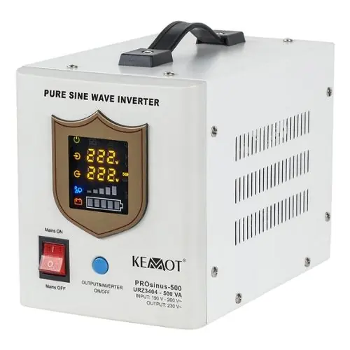 UPS Centrale, Sinus Pur, 500VA/300W 12V - KEMOT URZ3404 Doar azi