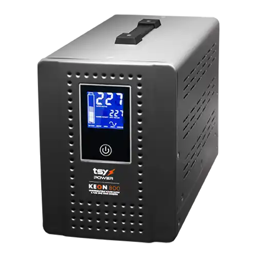 Discount UPS 800VA, repornire automata, afisaj LCD, protectii multiple, Input AC 155-285V UPS-KEON-800VA